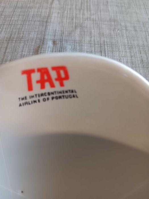 Cinzeiro TAP (porcelanas de Aveiro) anos 50