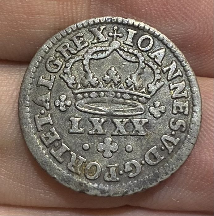 Tostão Coin – 100 Reis of D. João V