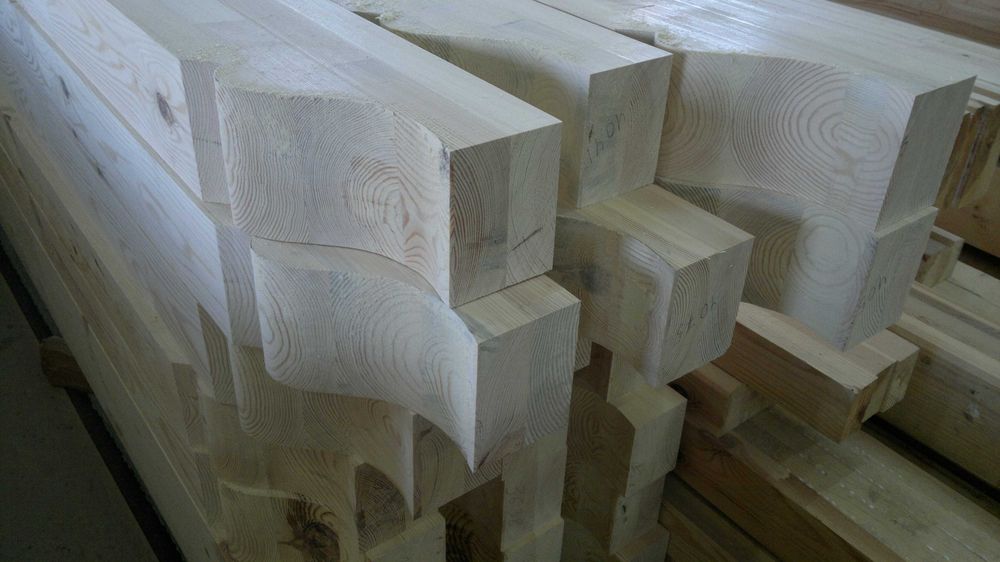 Клеєний брус власного виробництва. Різні перерізи, довжина до 16м.