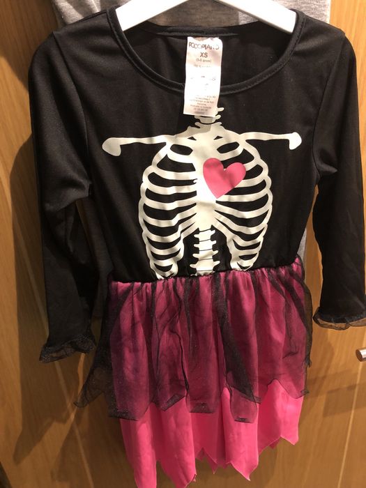 Vestido de Halloween (brilha no escuro)