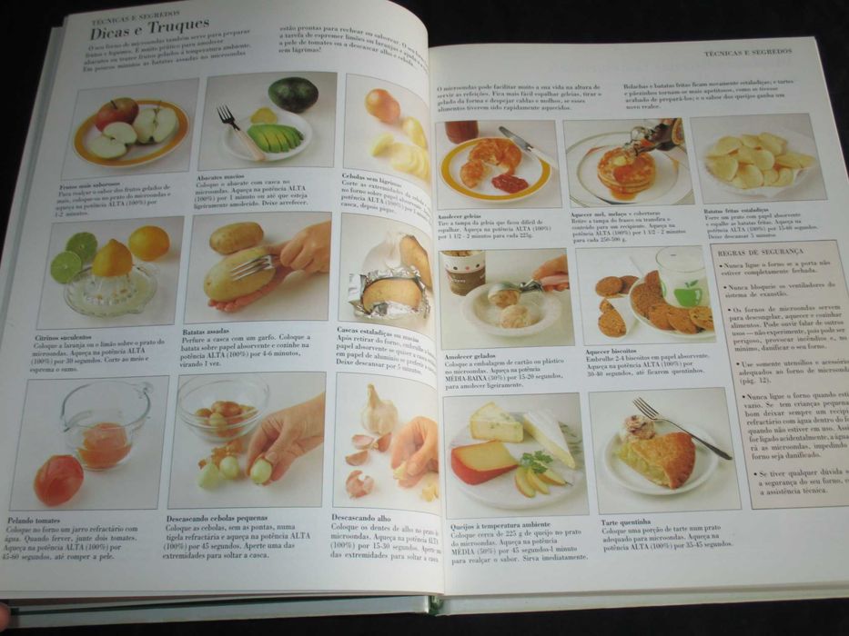 Livro Cozinhando com o Microondas Curso Prático Ilustrado