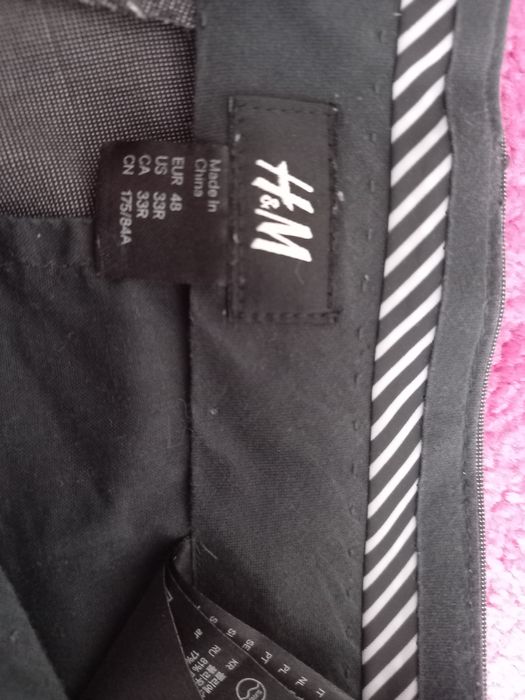 Spodnie H&M męskie wizytowe