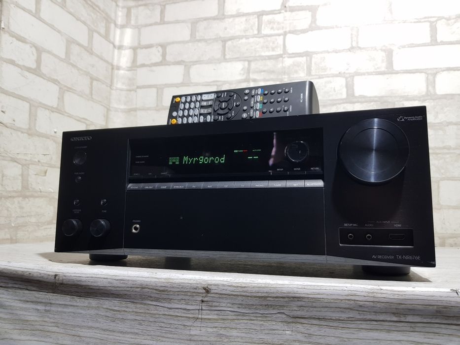 7.2 AV ресивер ONKYO TX-NR 676,*7x165 Вт, Wi-Fi, HDMI, 4K Bluetooth б/у з Німеччини