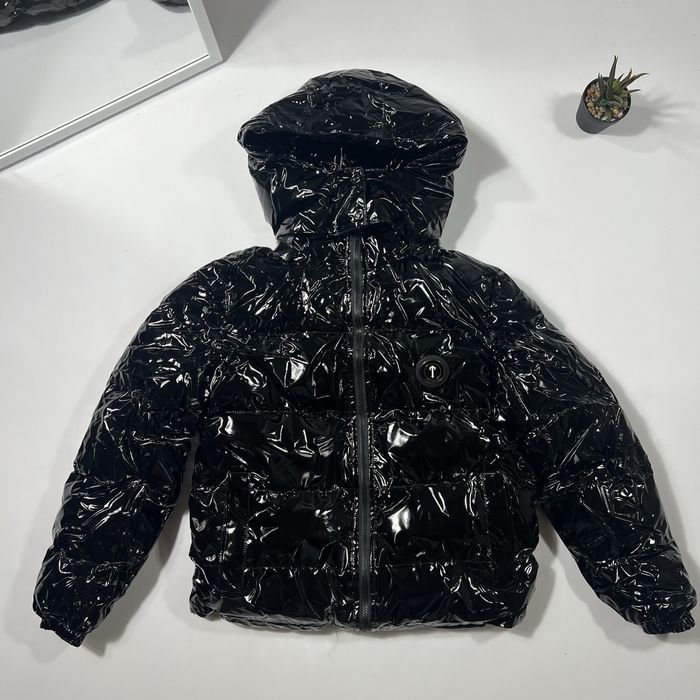 Пуховик Trapstar S-XL пухан трепстар на зиму глянцевий пуховик drill