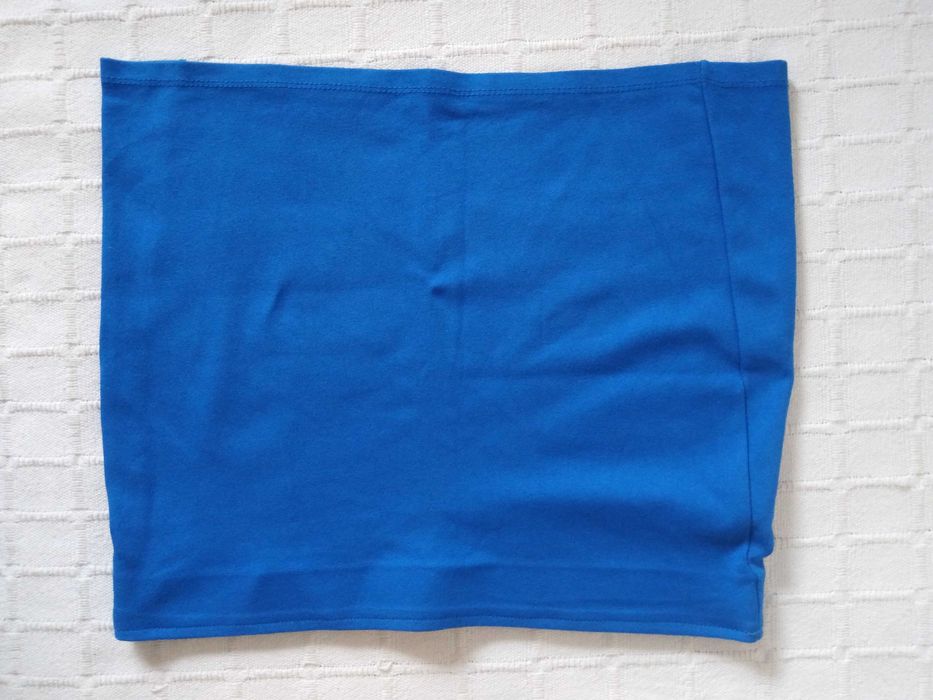Mini Saia Azul Bershka Collection L