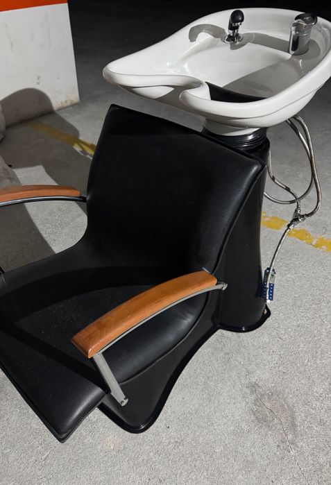 Rampa de lavagem Cabeleireiro