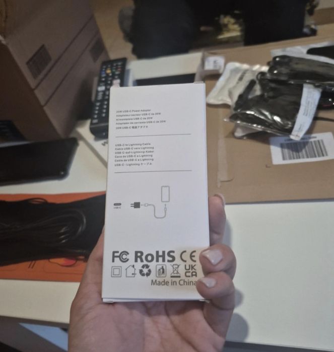 Carregador para iphone entrada lightning