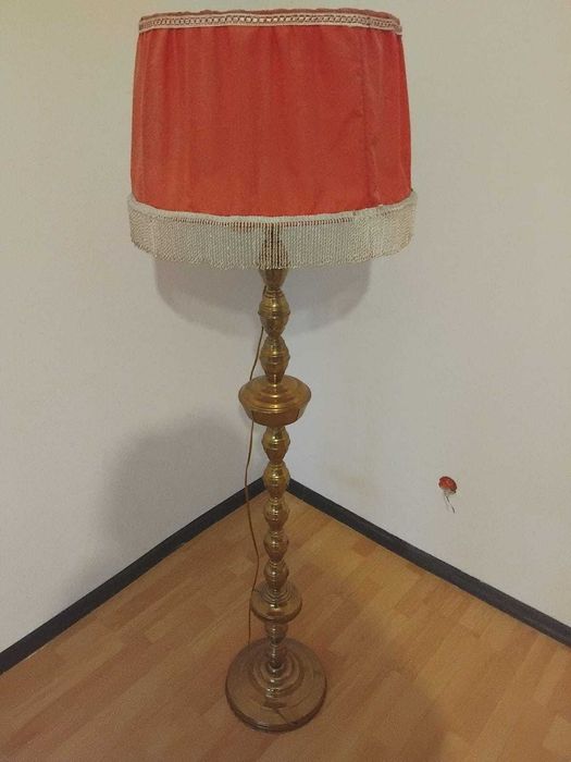Nowa cena !!!Lampa stojąca w stylu PRL stara vintage