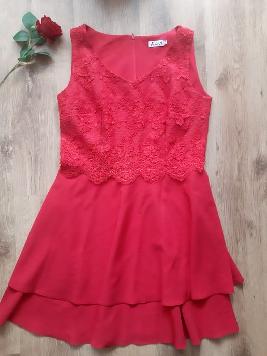 Sukienka z koronką nowa,  rozmiar 44