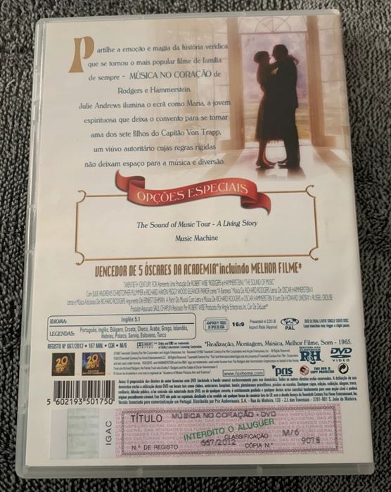 DVD musica no coração