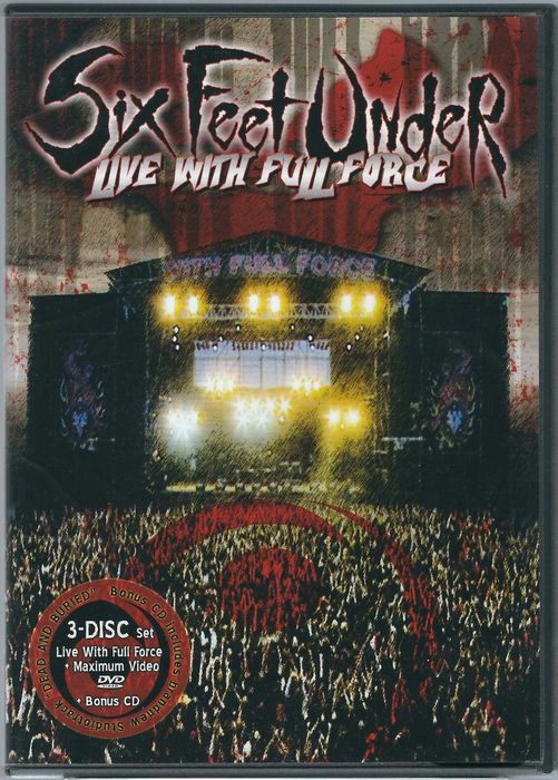 2 DVD + CD Six Feet Under - Live With Full Force (2004) (Metal Blade)