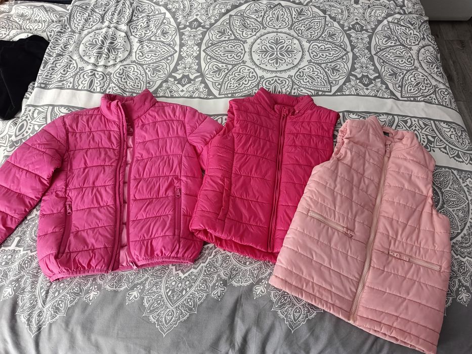 2 kamizelki + kurtka wiosenna