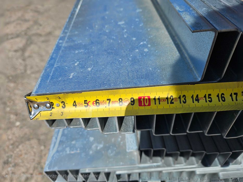 Zetownik ocynkowany profil dach wiata hala blacha kształtownik 150 mm