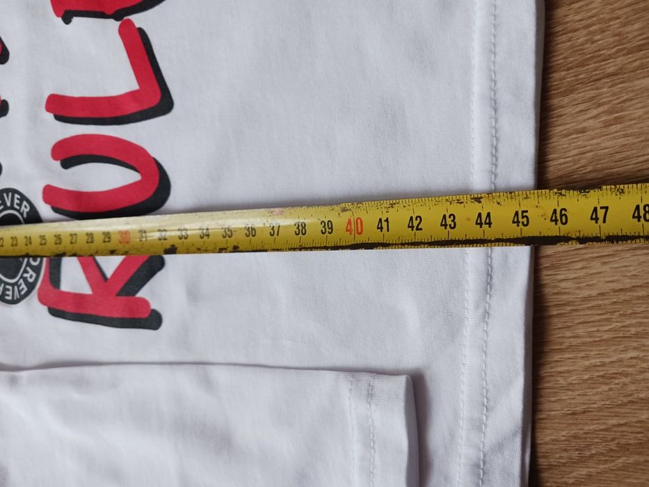 Bluzeczki chłopiec białe 126 i 122 bliźniaki