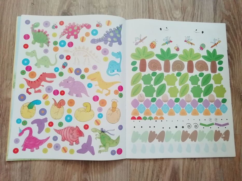 Jak rysować Dinozaury + 150 naklejek