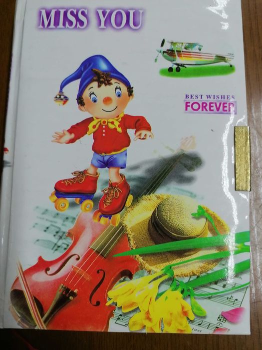 Diario de criança com chaves
