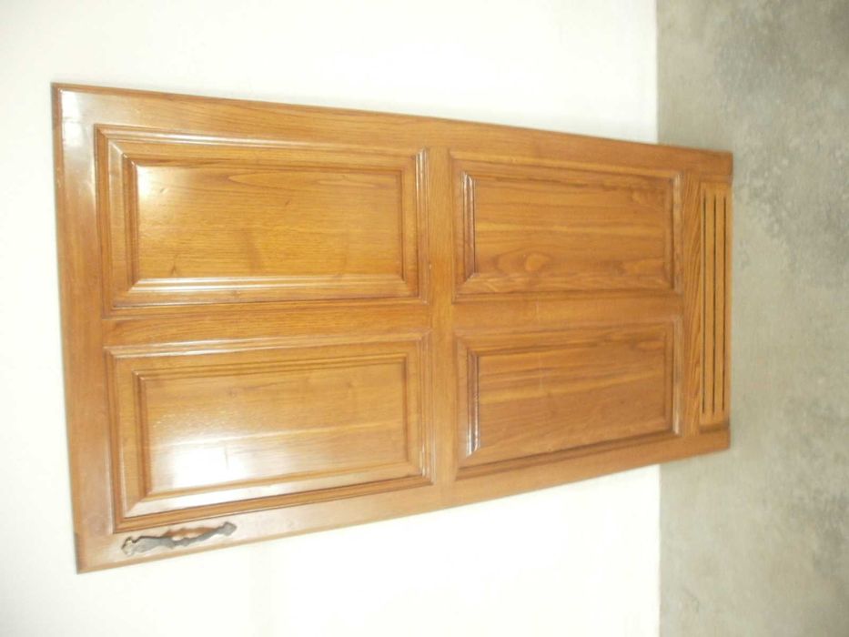 Porta de armário para frigorifico embutido em madeira de carvalho