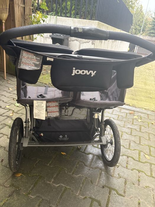 Wózek spacerowy bliźniaczy podwójny biegowy jogger Joovy Zoom X2