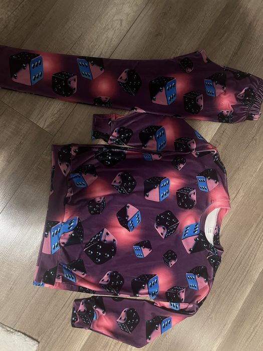 Dres dla dziewczynki 140 welur