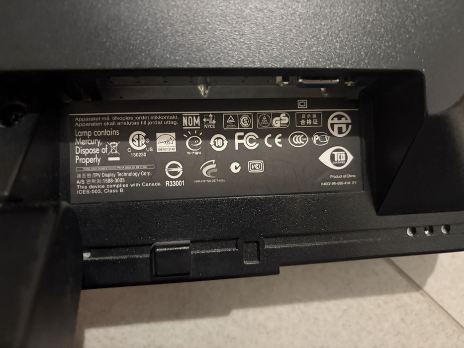 Monitor HP LE1901w