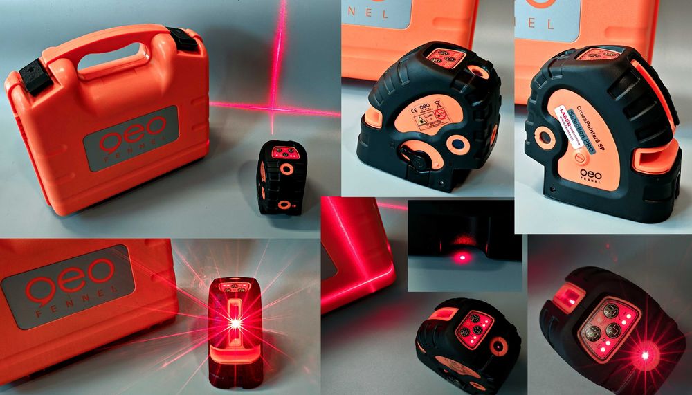 Laser Krzyżowy Geo Fennel Laser point CrossPointer5 SP 5 Punktów Kufer