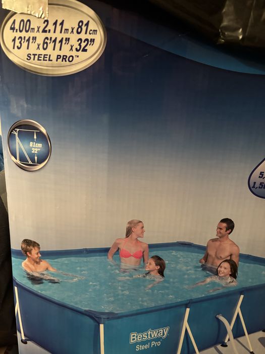 Piscina retangulat bestway 4.00x2.11x81cm
