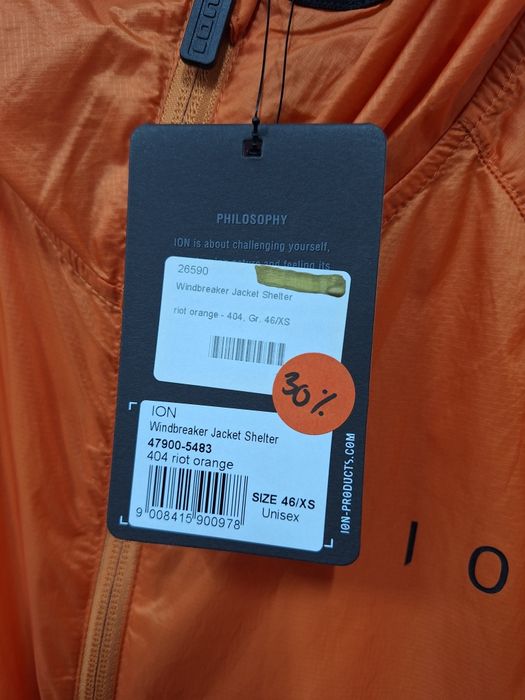 Kurtka rowerowa ION WINDBREAKER unisex XS