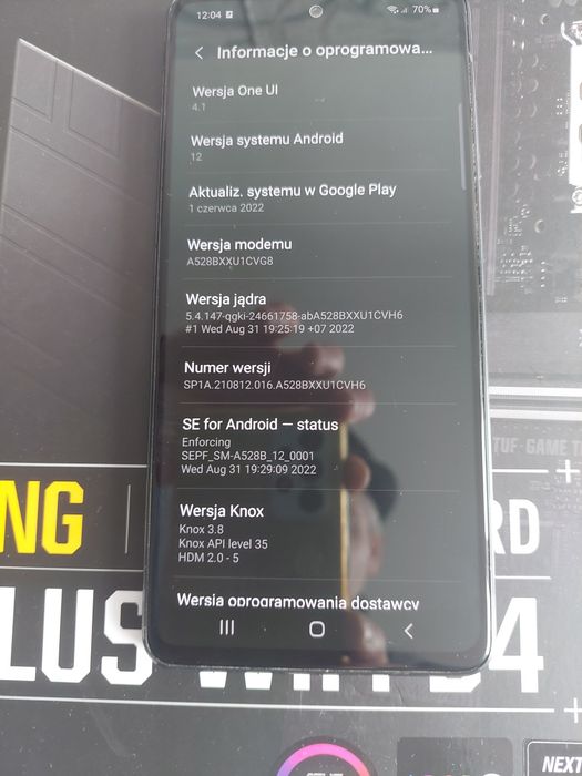 Samsung Galaxy a52s - jak nowy - odblokowany