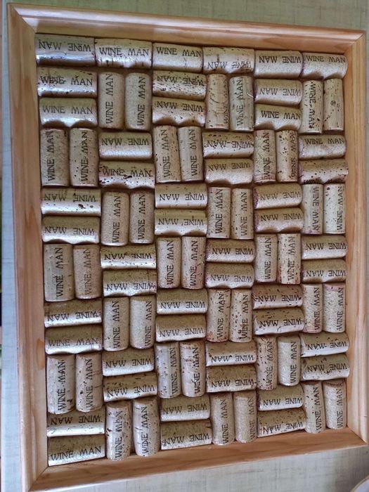 Картини із винних корків картина из винных пробок