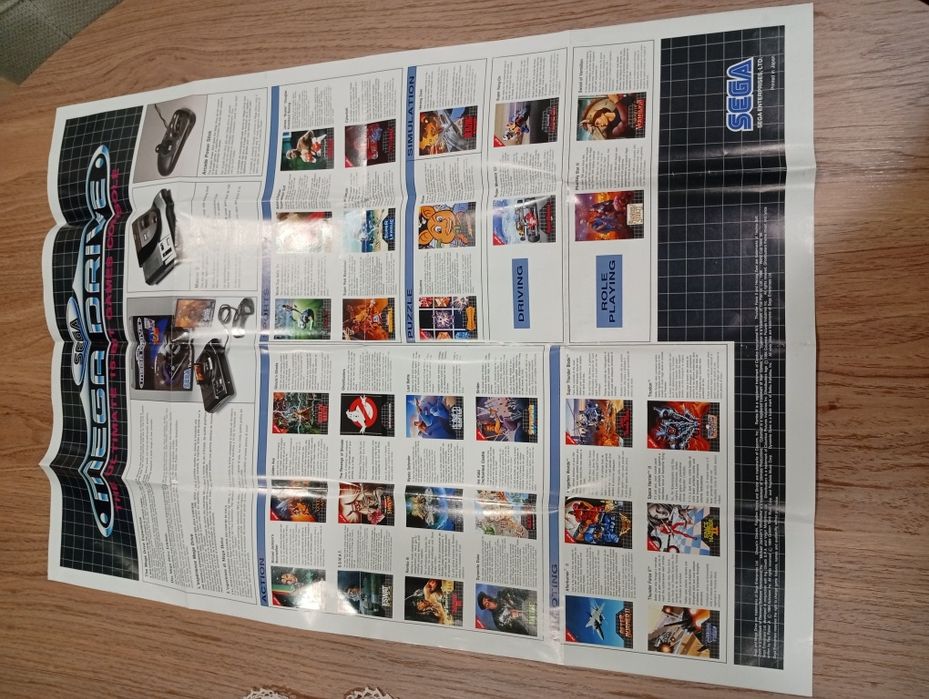 Poster Super Mónaco Sega Mega Drive