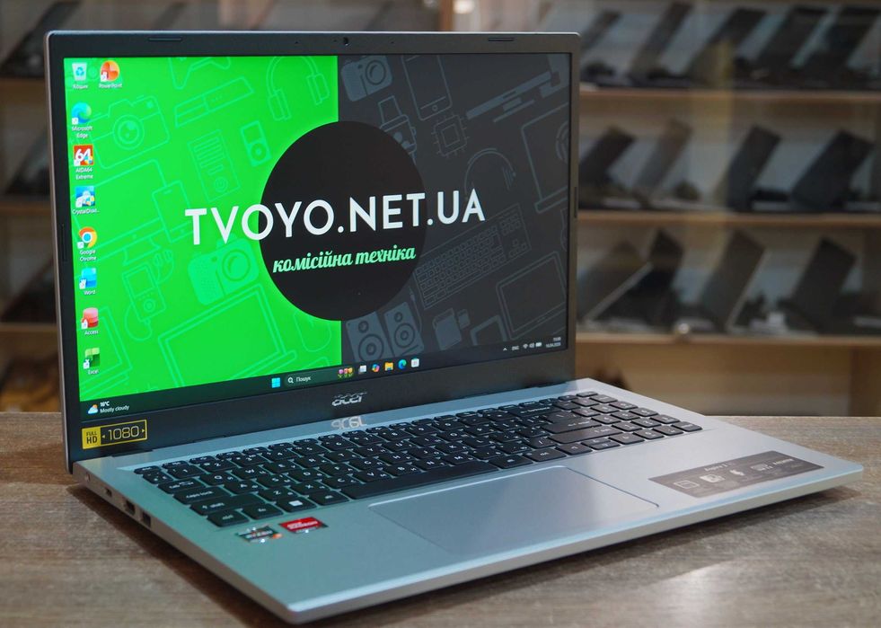 ГАРАНТІЯ Acer (IPS/Ryzen 3 7320U/RAM 8гб DDR5/SSD 512гб)TVOYO