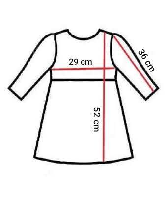Sweterkowa sukienka roz. 104-110
