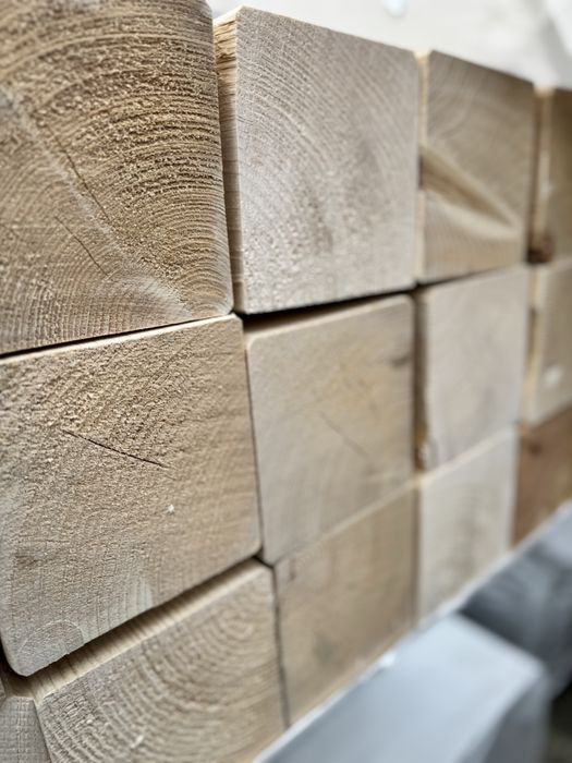 Drewno konstrukcyjne belki krokwie słupy 100x100 KVH NSI C24 suche