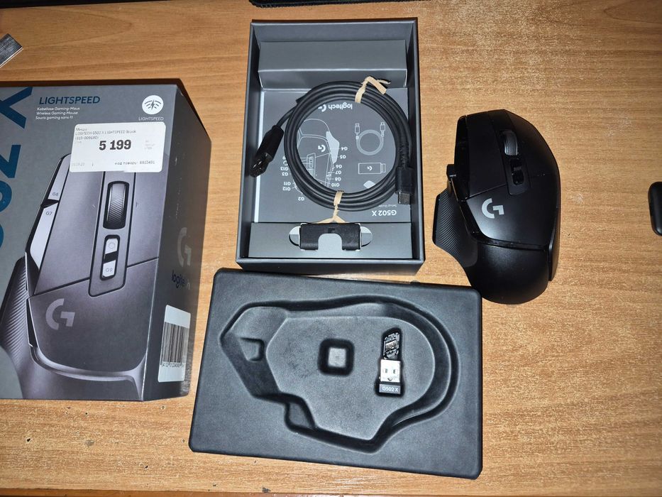 Мышь беспроводная игровая Logitech G502 X Lightspeed Wireless Black, обмен
