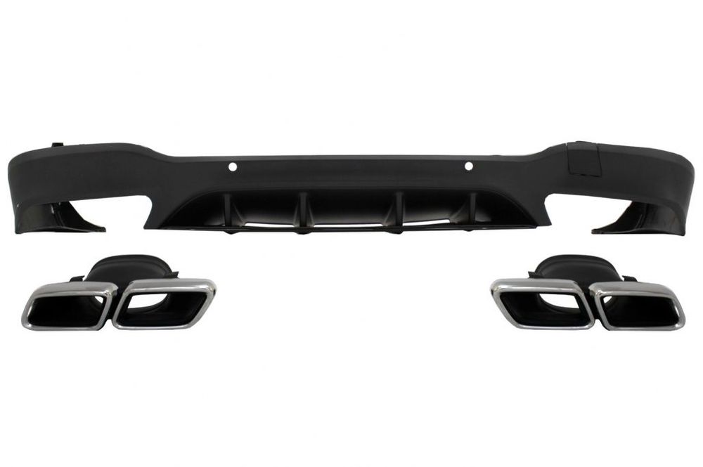 Difusor com Ponteiras Mercedes GLC X253 SUV AMG (2015 a 2019)