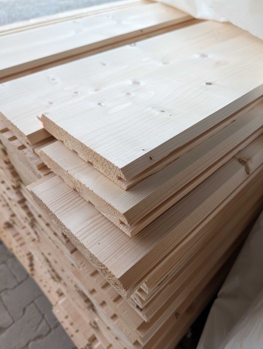 Drewno konstrukcyjne C24 KVH BSH deski boazeria elewacja taras krokwie