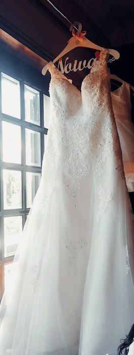 Vestido casamento alta costura - italiano com brilhantes swarovski