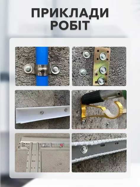 Монтажний пістолет нейлер професійний посилений (бетон метал) +200цвях