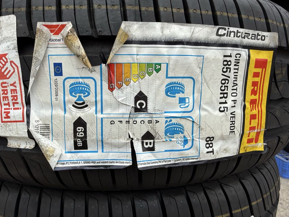 185/65 r15 Pirelli Cinturato P1 Verde НОВАЯ Резина летняя