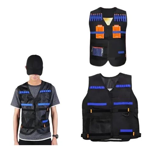 Conjunto Nerf N-Strike Elite Completo – Colete + Lançador + Acessórios