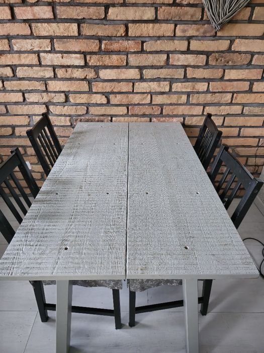 Stół drewniany IKEA Industriell