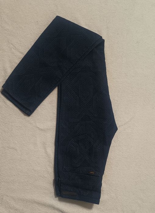 Spodnie jeansowe Lee granatowe