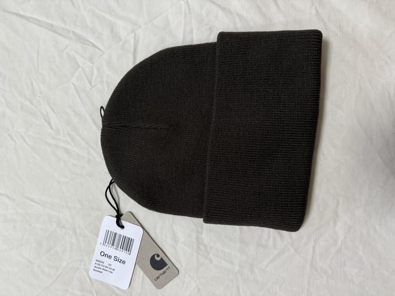 Шапка Carhartt wip Gibsland onesize cap brown Коричнева біні Кархарт