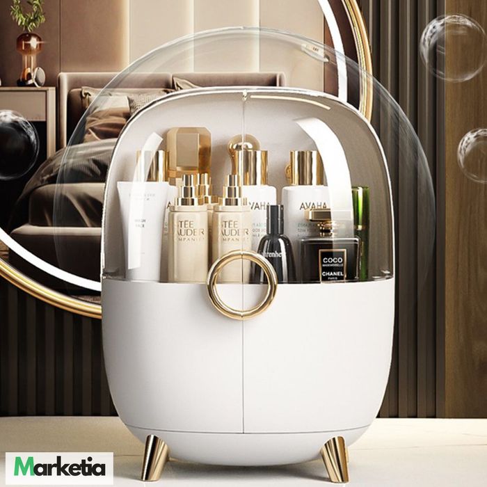 NOWY Organizer Verkam EVE szkatułka na kosmetyki biżuterię biała duża