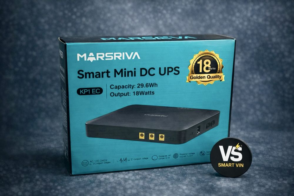Дбж для роутера UPS живлення wifi MARSRIVA батарея павербанк