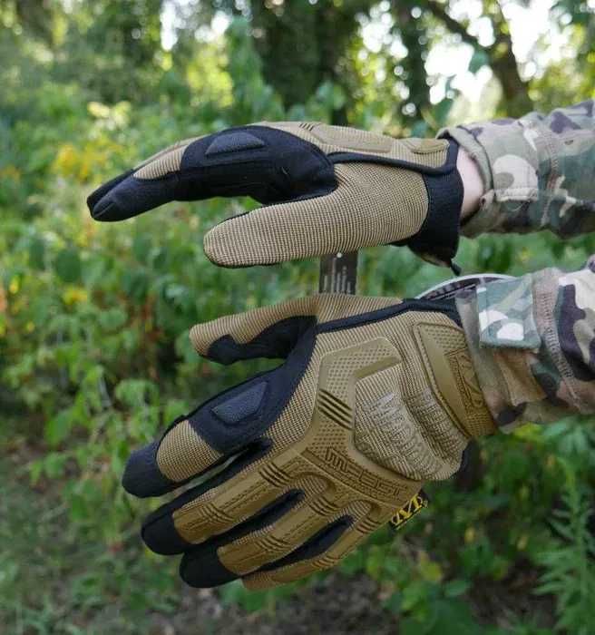 Штурмові рукавиці тактичні повнопалі перчатки олива Mechanix M-2XL