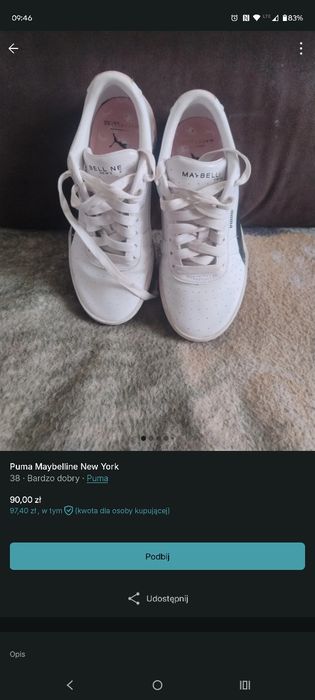 Buty Puma Maybelline New York