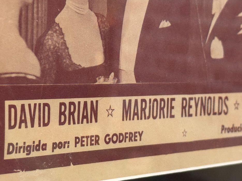 Kolekcjonerski plakat filmowy "El ladrón fantasma" (1950)