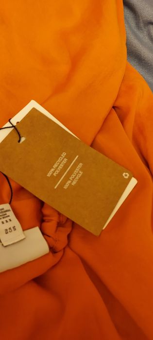 Spódnica długa pomarańczowa z kieszeniami.Nowa.