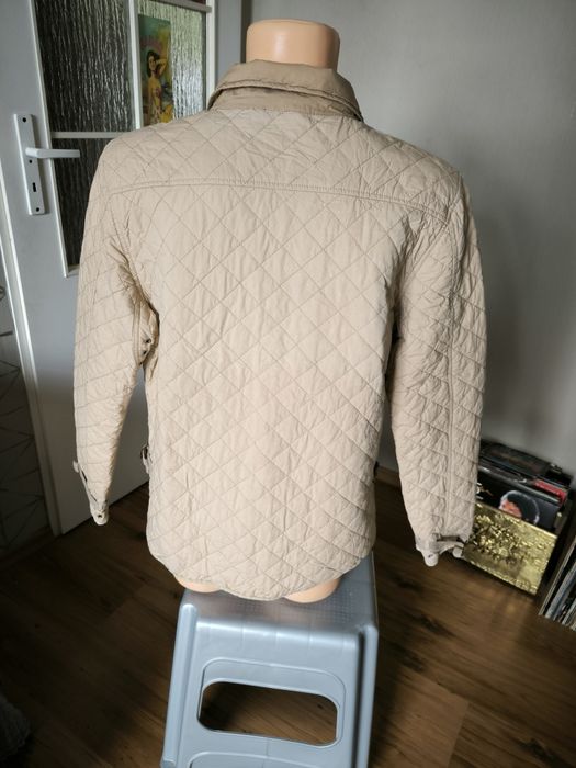 Scotch & Soda kurtka męska L pikowana beż przejściowa wiosna jesień